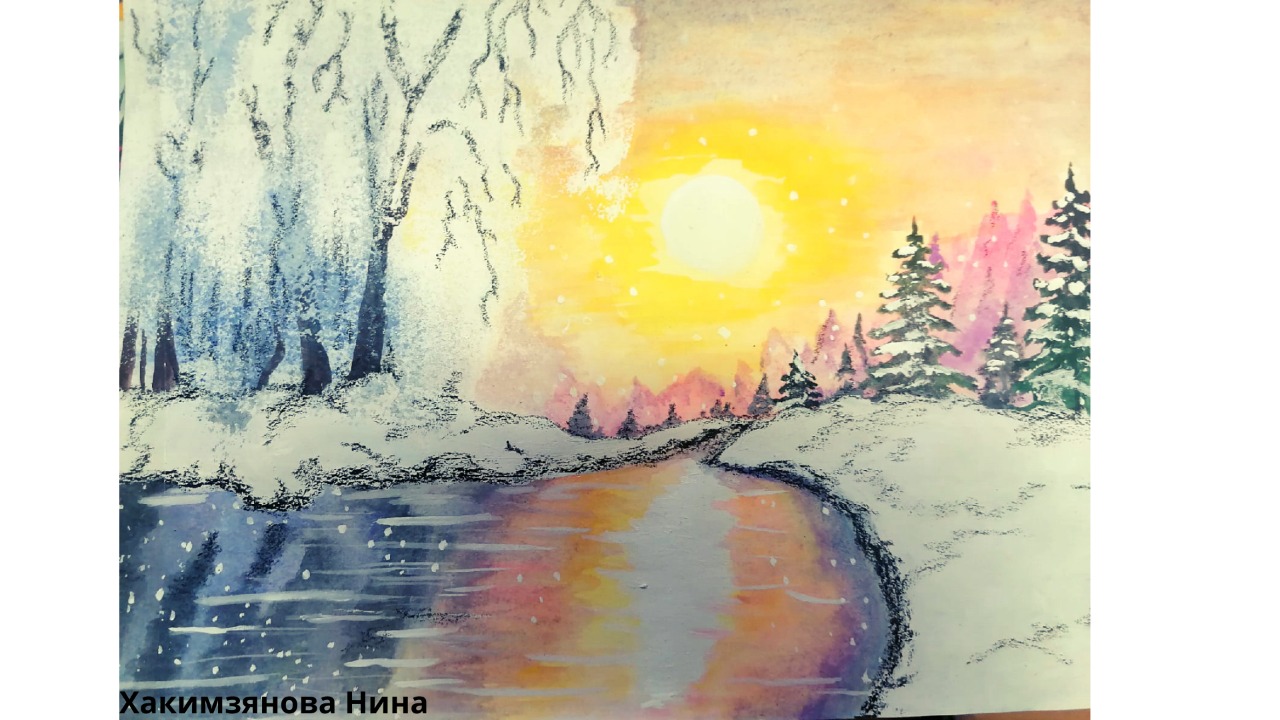 Мосприрода подвела итоги художественного конкурса рисунков «Зима на природных территориях 2021»  - фото 1