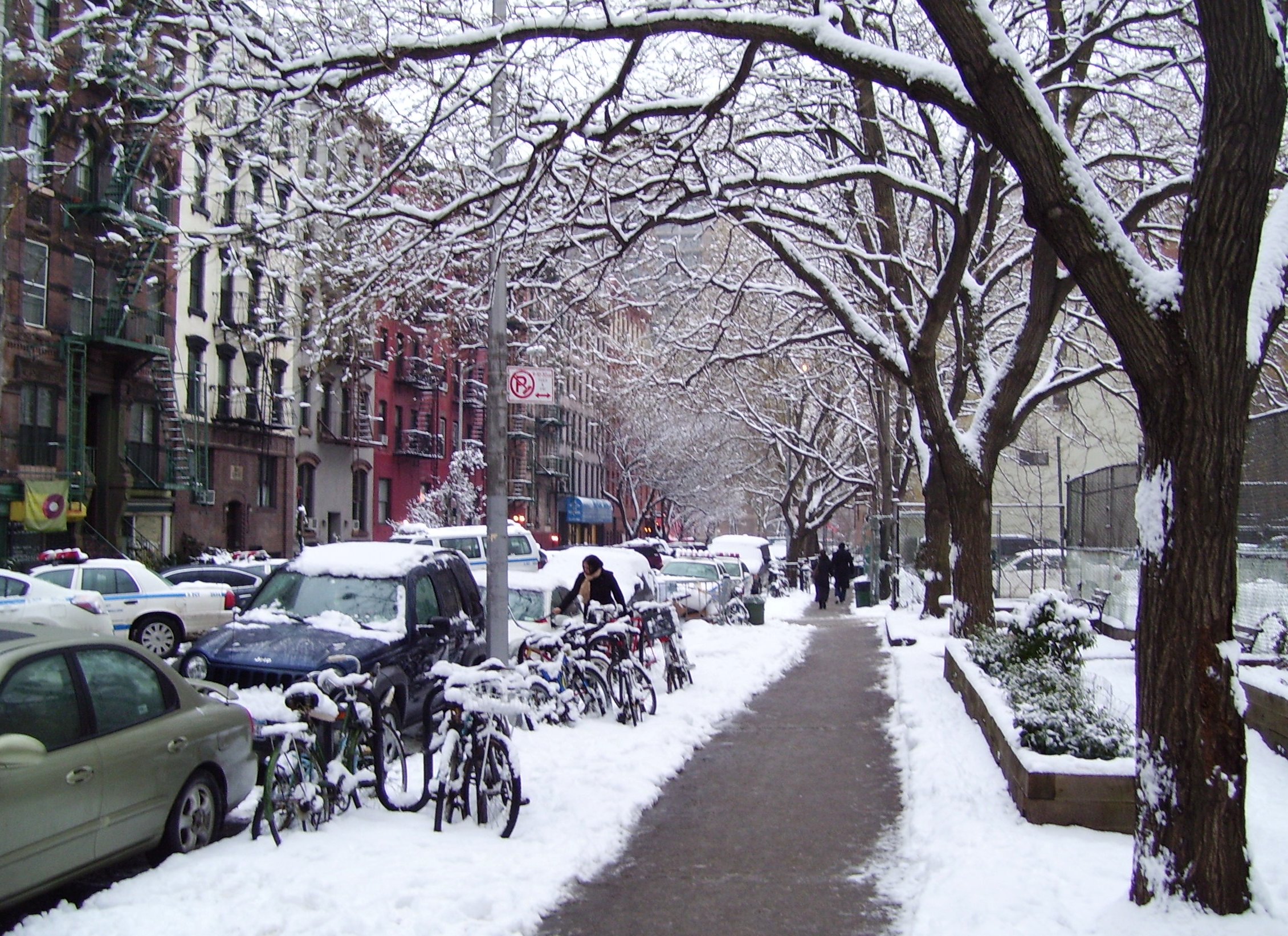 East 5th Street in winter