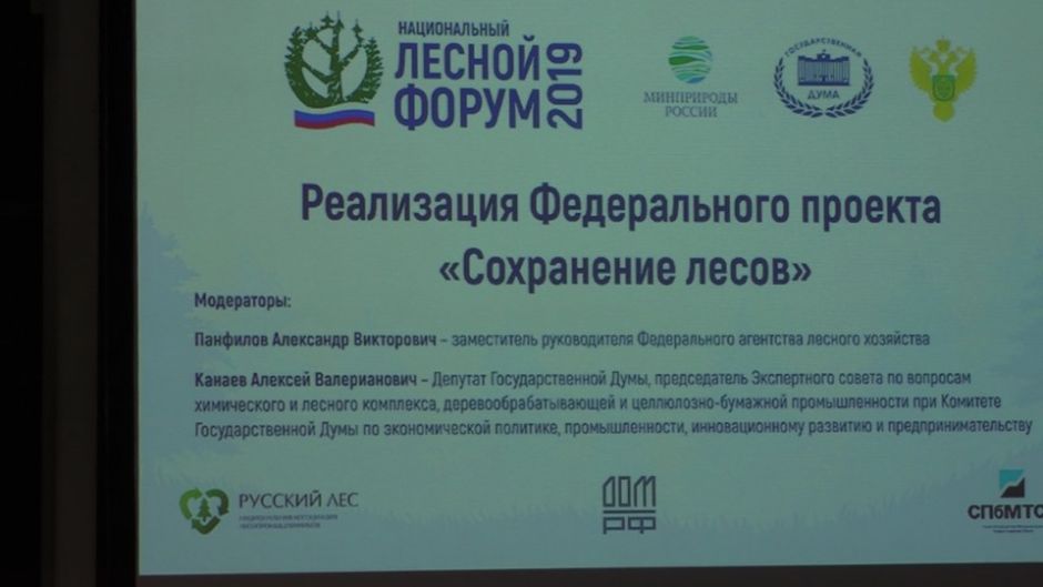 4 октября 2019 года в Москве состоялся завершающий этап Национального лесного форума.  Николай Николаев, Владимир Читоркин  - фото 1