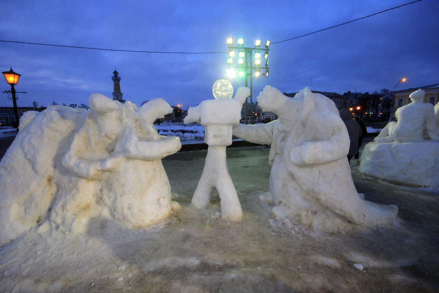 Костромские снеговики - фото 2