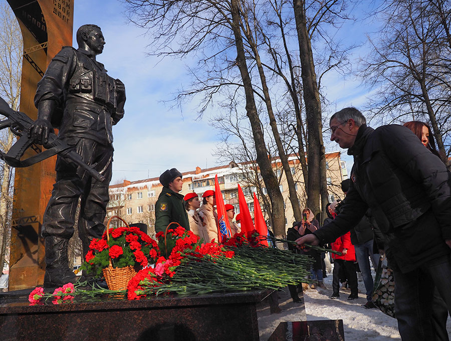 Открытие монумента войнам интернационалистам в Павловском Посаде - фото 10