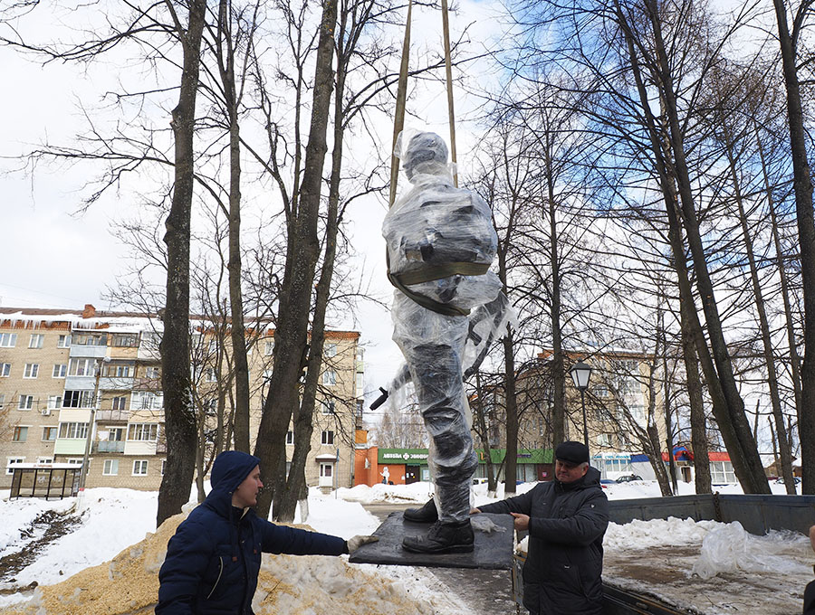 Открытие монумента войнам интернационалистам в Павловском Посаде - фото 3